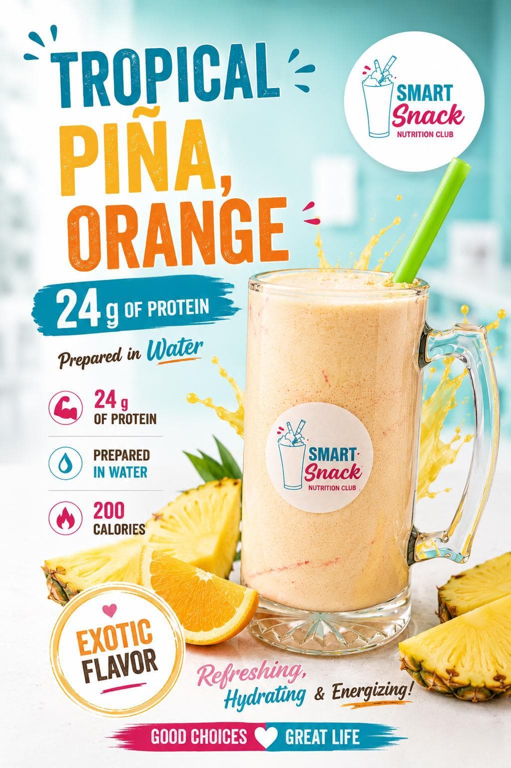 Tropical Piña-Orange Shake